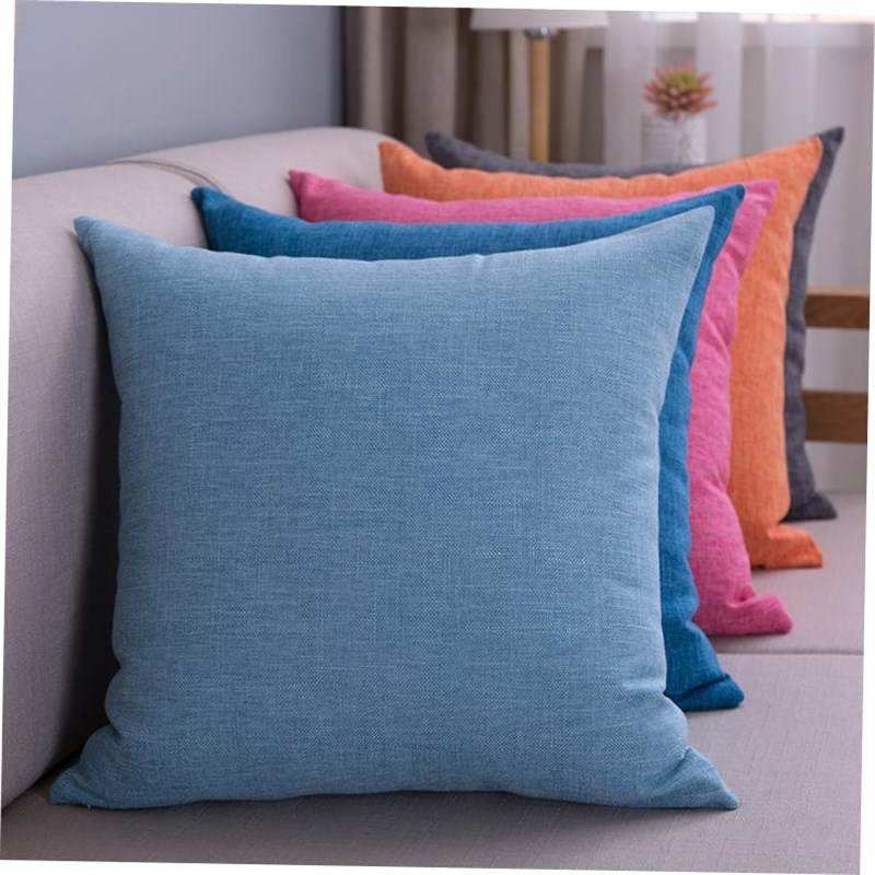 Overstuffed linen, throw pillows, oversize cushions, SOFA SO - 实物图