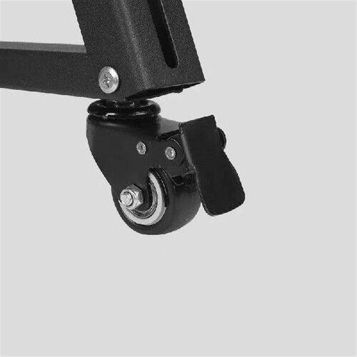 1 Pair Rolling  Stand, Mobile  Stand with Wheels for