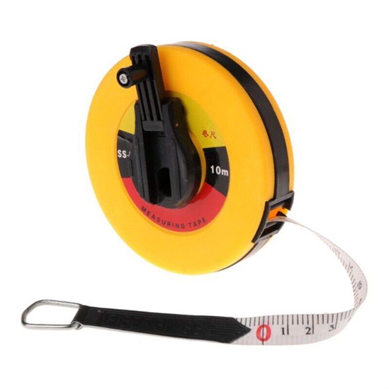 Fiber Measuring Tape 10/15/20/30m Hand-held Disc Flexible Ru