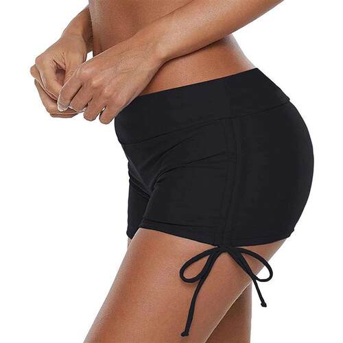 Women Swimsuit Panties Swimwear Beach Shorts High Waist Side