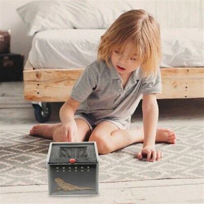 Spider Enclosure Small Insect Breeding Box Prevent Escape