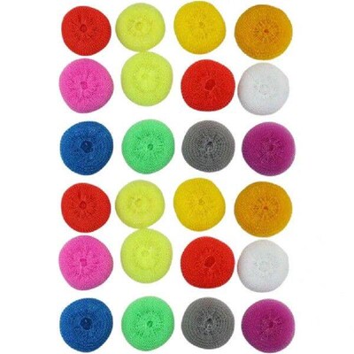 24Pcs Useful Dishwashing Brush Effective No Odor Flexible