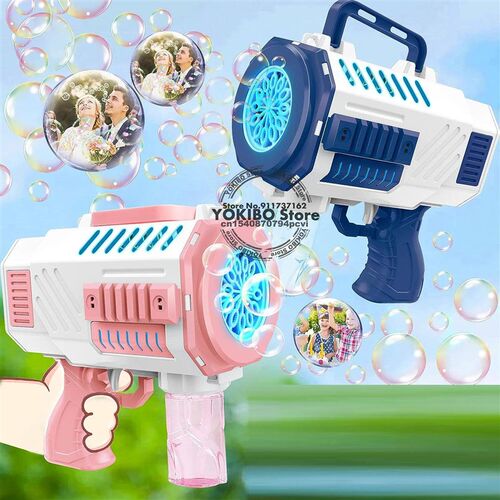 Astronaut Automa Bubble Machine for Kids Bubble Gun Rocket L