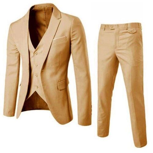 Terno Wedding Suits for Men 3 Pieces New Black Elegant Suits