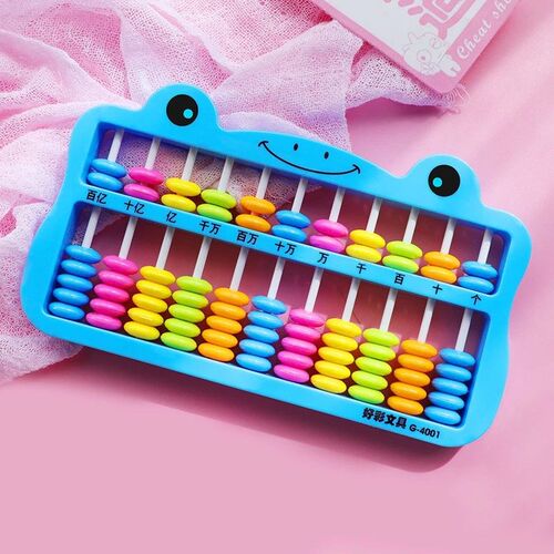 1 Pcs Childrens Cartoon Color Abacus Seven Beads Children P