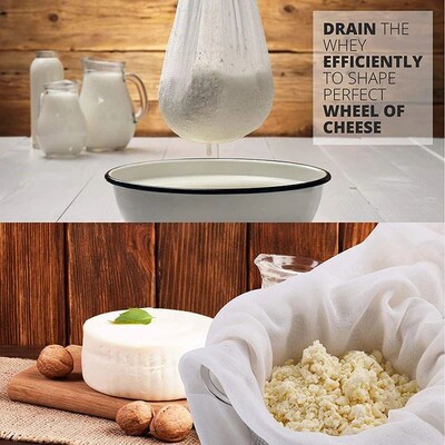 4Yard ~1.5Yard Cheesecloth Reusable Unbleached Precut Strain