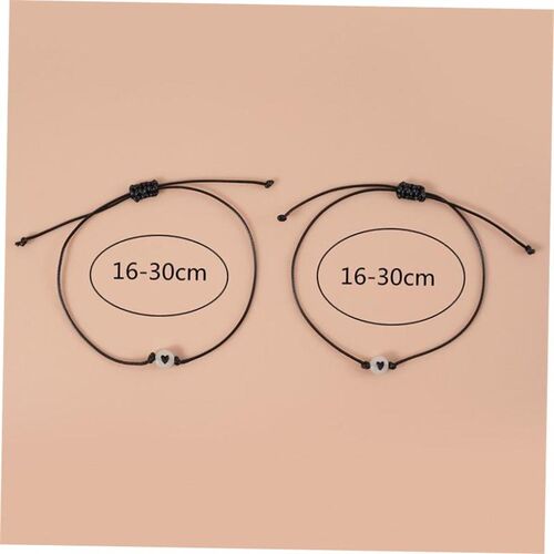 2Pcs/Set Pinky Promise Bracelets Friendship Couple Matching