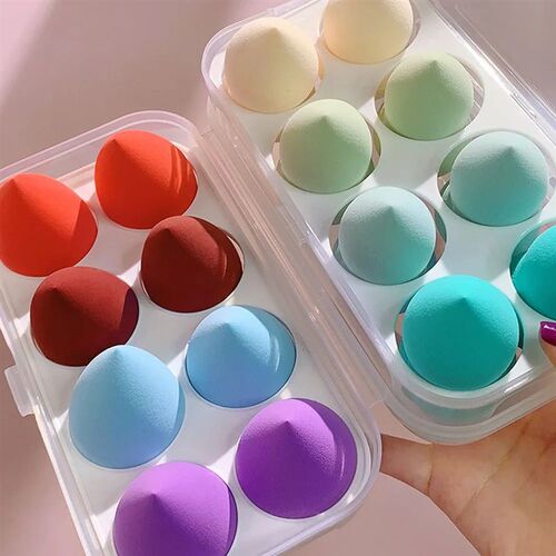 8/4 Pcs Soft Makeup Sponge Dry Wet Cosmetic Puff Foundation