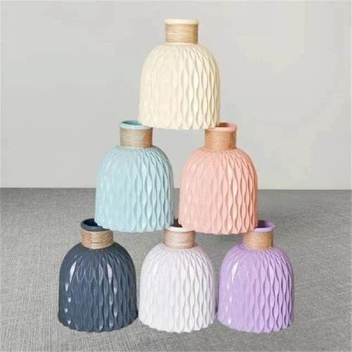 Nordic New Flower Vase Home Decor Plastic Vases Imitation