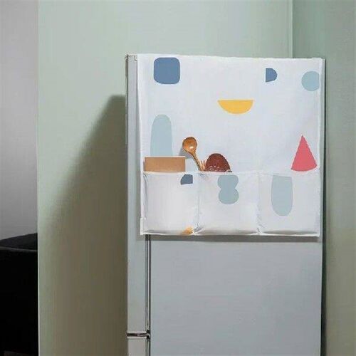 Refrigerator Dust Cover Side Storage Bag Portable Organizer
