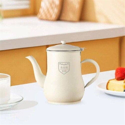 Oil Container in Stainless Steel with Strainer for Kitchen