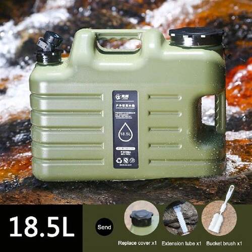 18.5/20/25L Car Water Bucket Outdoor Camping Water Bin