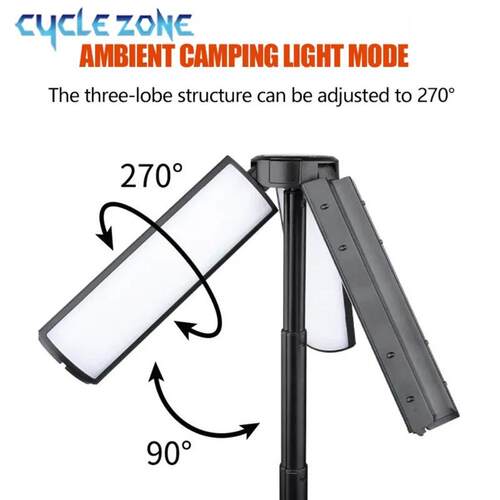 Multi-functional Camping Light 2 in 1 Rechargeable Telescopi