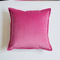 Soft Velvet Cushion Cover Pillows Throw waist pillow thumbnail 5