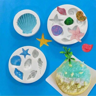Silicone Shell Silicone Mold Cake Fondant Conch Baking Mould