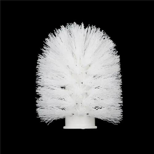 Durable White Toilet Brush Head Holder Replacement Bathroom