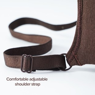 Cotton Gathered Bra for Women Sexy Deep V Brassiere Push Up