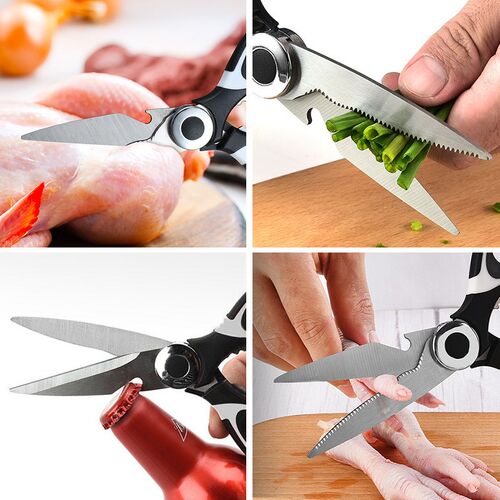 kitchen Scissors Chicken Bone Scissors with Cover Stainless