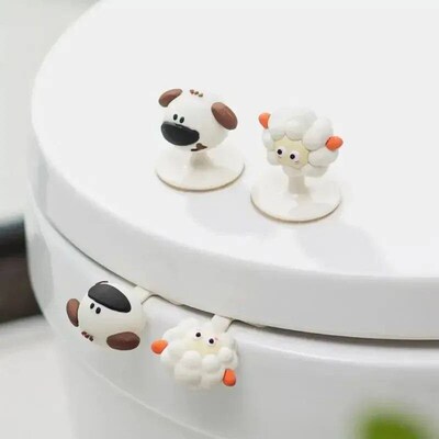 Portable Lovely Cartoon Toilet  Lifting Device Avoid Touchin
