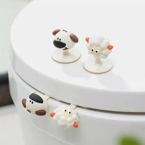 Portable Lovely Cartoon Toilet  Lifting Device Avoid Touchin