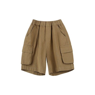 rens Summer Workwear Shorts Babys Pocket Thin Five-point P