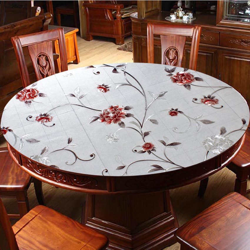 不防水防油防烫免洗圆桌桌布薄彩色PVC塑料水晶板餐桌垫,居家布艺,桌布,淘宝优惠券,粉丝福利购,淘宝优惠卷