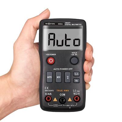 RM408A Digital Multimeter NCV True RMS with Temperature Test