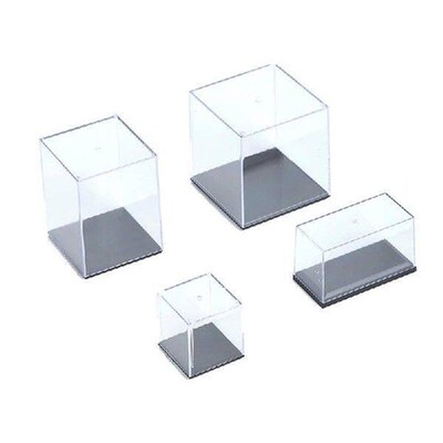 1pc Small Acrylic Display Case Clear Perspex Box Cabinet