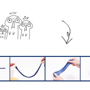 Magnetic Rubber Mud Magnet Clay toys slime accessories DIY P