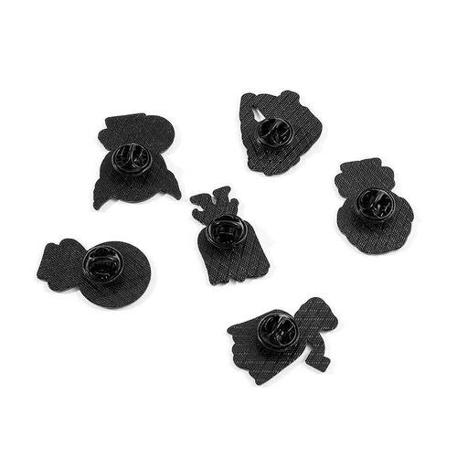 6 Pcs Creative Spider Man Brooch Set Handsome Robert Bruce B