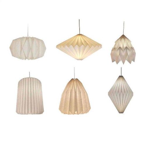 Paper Origami Lamp Shade Light Accessories Foldable Origami