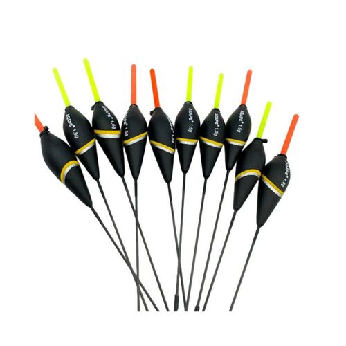 Agape 10pcst Long Pole  Fishing Floats Bobbers Fluctuator 0.