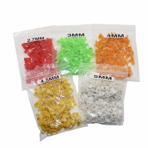 100Pcs Inner 2.7mm 3mm 4mm 4.5mm 5mm Bird foot ring Dove Pig