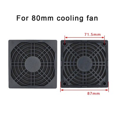 Axial Flow Fan Cooling Fan Dustproof Plastic Mesh ver Availa