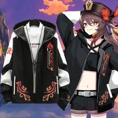 2023 Genshin Impact Hu Tao 3D Printing Men/Women Autumn Fash
