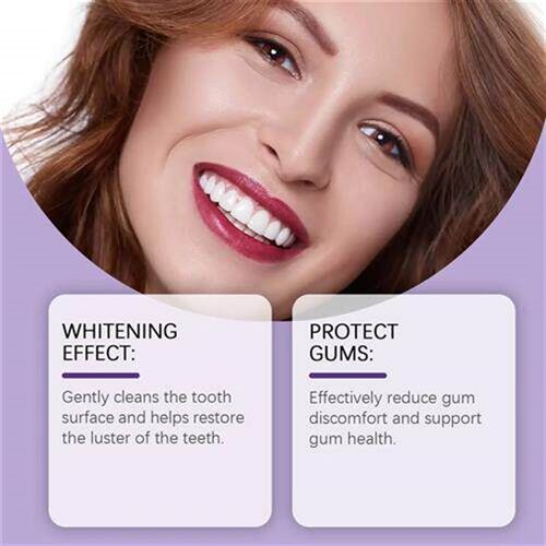 Purple Shine Tooth PowderGentle CleaningProtecting GumsMouth