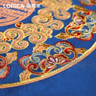 骆易家绒布红木沙发坐垫中式椅子座垫实木太师椅餐椅圈椅家用椅垫