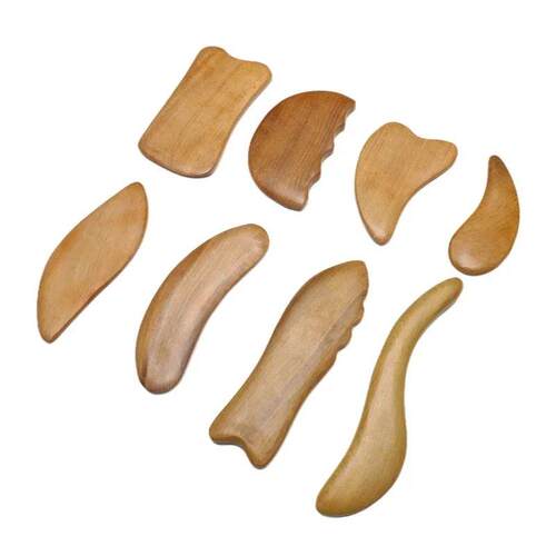 Wood Trigger Point Massage Gua Sha Tools,Professional Lympha