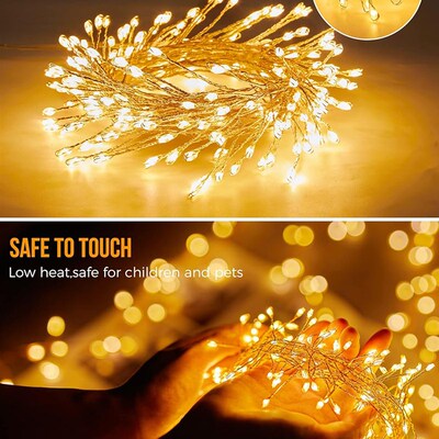 LED Firecracker String Lights Fairy Christmas Decorations