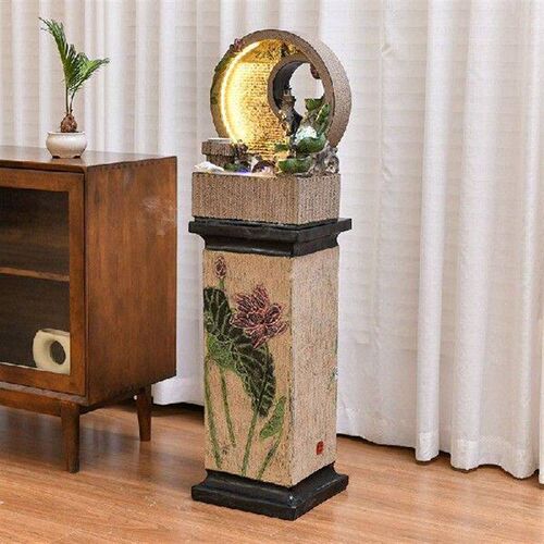 New Chinese Style Round Small Water Curtain Wall Flowing