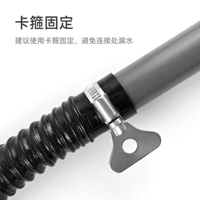 Fish tank corrugated hose aquarium hose water pipe threaded