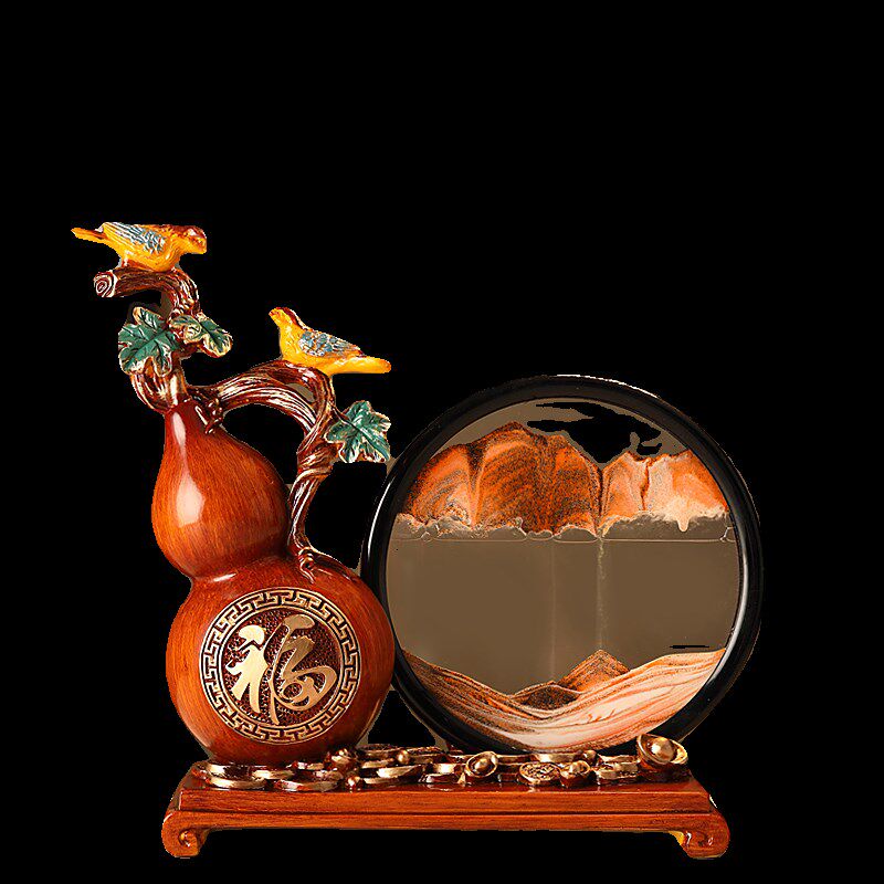 创意流沙画沙漏葫芦摆件客厅招财玄关电视柜家居乔迁新居送礼礼品,家居饰品,装饰摆件,淘宝优惠券,粉丝福利购,淘宝优惠卷