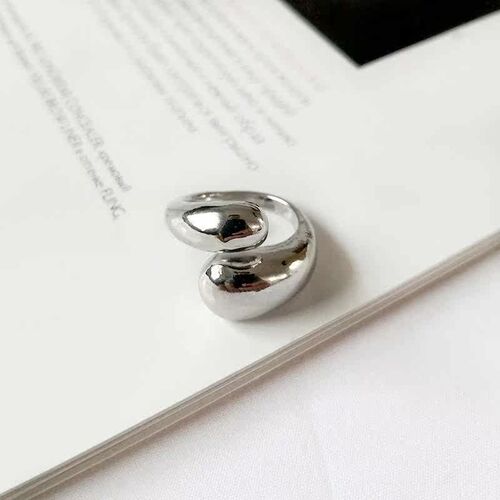 Exaggerated opening cross winding ring ring hipster personal