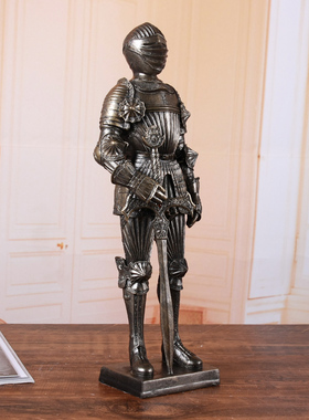 TQJ欧式盔甲骑士酒柜装饰品摆设电视柜客厅办公室摆件工艺品礼品