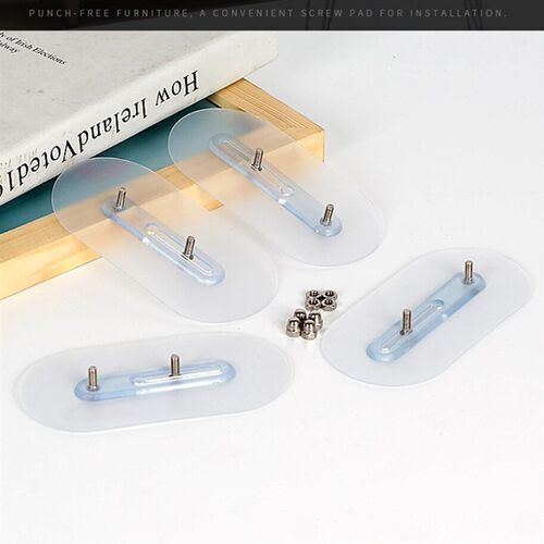 2Pcs Strong Adhesive Seamless y Wall Hook Nail Mounting Rack