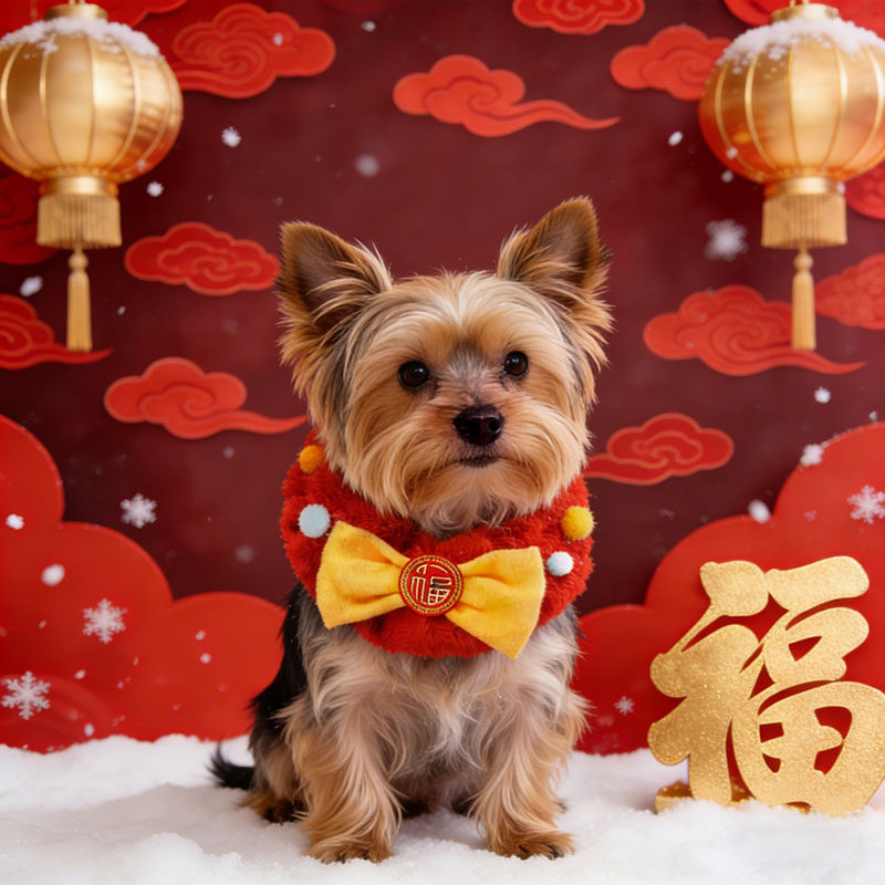 约克夏专用狗狗新年围脖过年红色喜庆围巾宠物装饰品小狗围兜配饰,宠物/宠物食品及用品,围巾/口水巾,淘宝优惠券,粉丝福利购,淘宝优惠卷
