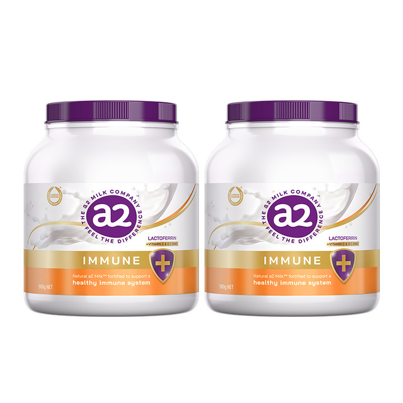 a2紫吨吨乳铁蛋自护力白中老年儿童全家营养成人低GI奶粉900g/罐