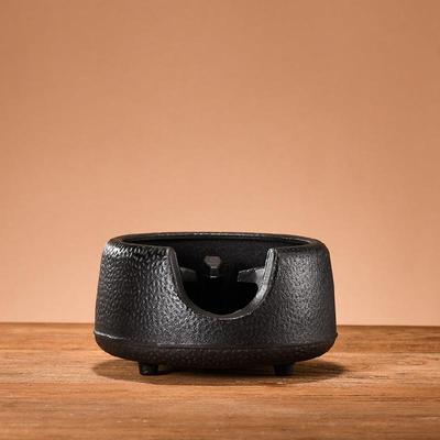 铸铁火炉围炉煮茶碳火炉烧水煮茶伍德炉户外烧柴取暖火钵新中式