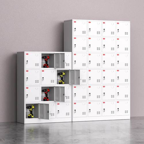 灰白工地配电寄存柜工地电动扳手充电箱平板充电柜电动工具充电柜