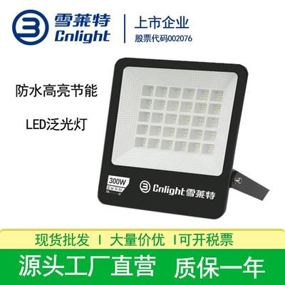 雪莱特LED泛光灯户外防水100W200W300W厂房灯球馆方形LED投光灯